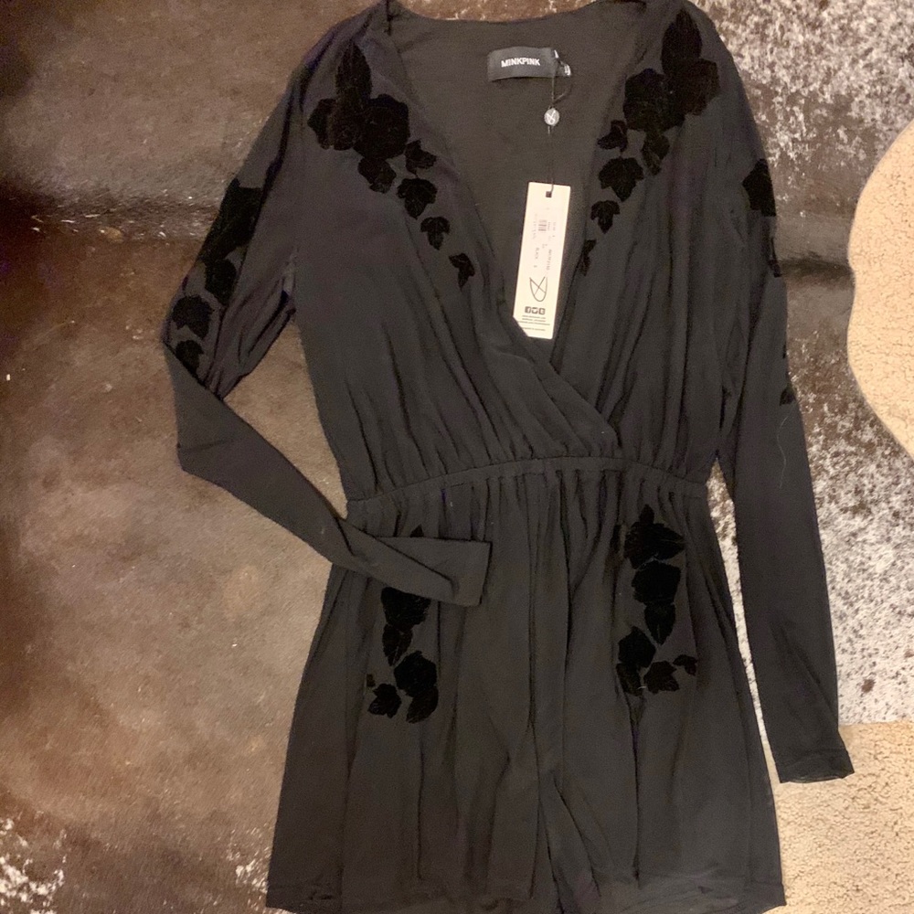 Mink pink romper